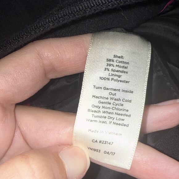 Talbots Women’s Aberdeen Blazer Black Cotton Blend Size 6 - Picture 6 of 6